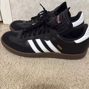 Adidas Samba Black White and Brown Sneakers